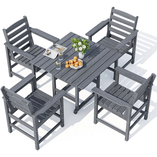Corex HDPE Classic Dining Set, 5-Piece