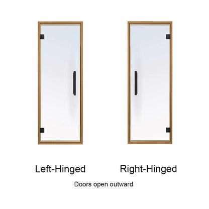 Prosaunas 24X73 Aspen Prehung Tinted Glass Sauna Door