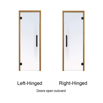 Prosaunas 24X81 Thermo-Aspen Prehung Tinted Glass Sauna Door