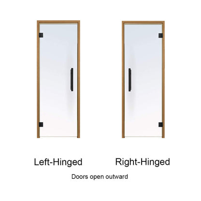 Prosaunas 36X81 Thermo-Aspen Prehung Tinted Glass Sauna Door