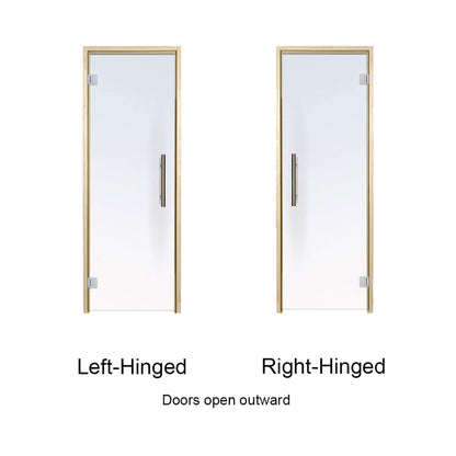 Prosaunas 36X81 Aspen Clear ADA Glass Sauna Door