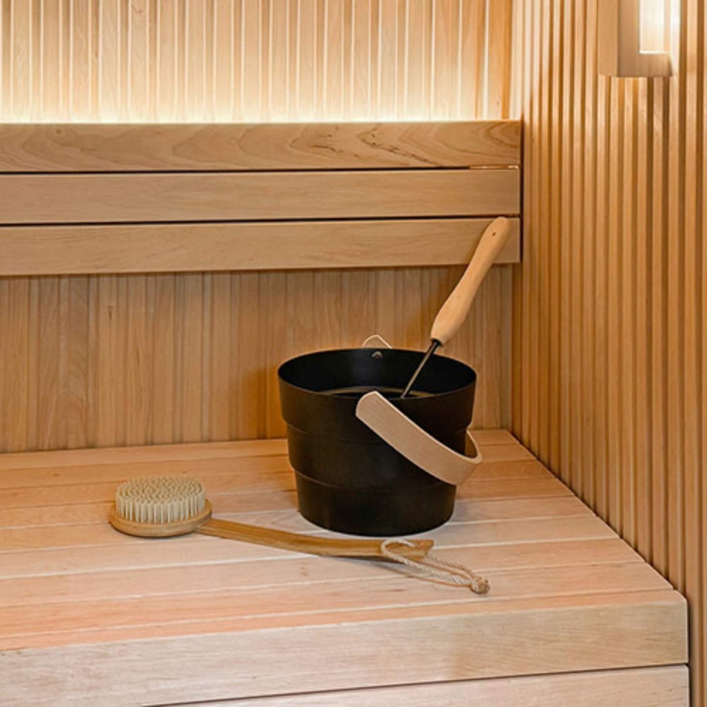 Prosaunas Alder 2X4 S4SEE SHP 4-Sides Eased Edges Sauna Bench Wood [Untreated]