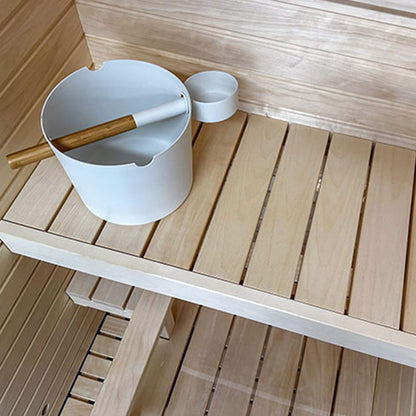 Prosaunas Aspen 2X3 S4SEE SHP Sauna Bench Wood With Smooth 4 Sides Eased Edges [Untreated]