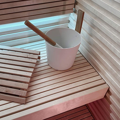 Prosaunas Aspen 2X6 S4SEE SHP Sauna Bench Wood With Smooth 4 Sides Eased Edges [Untreated]