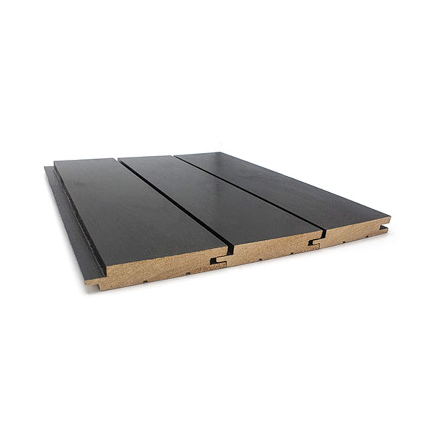 Prosaunas Aspen Midnight Black 1X4 T&G STS4 Sauna Wall Wood [Wax-Coated]