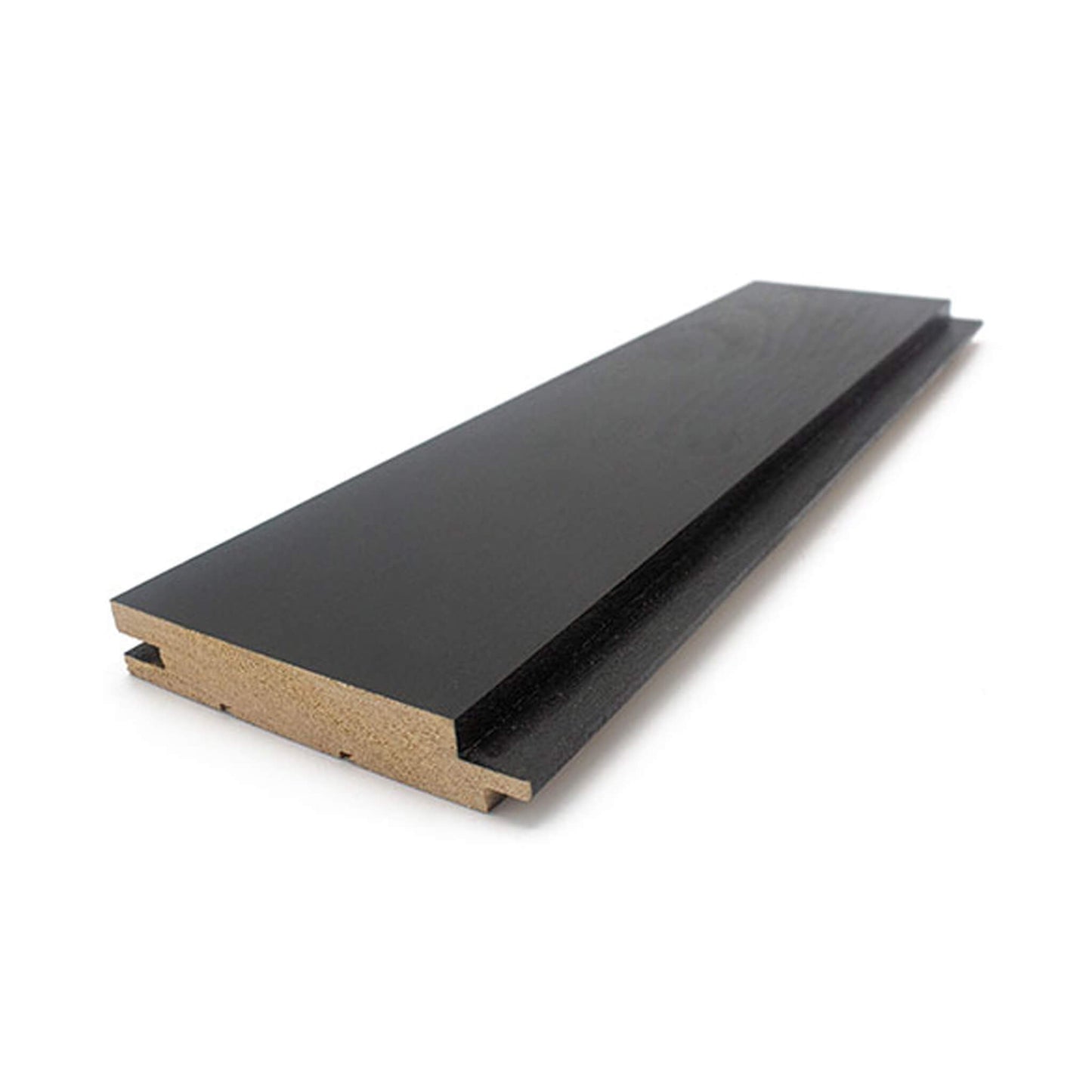 Prosaunas Aspen Midnight Black 1X4 T&G STS4 Sauna Wall Wood [Wax-Coated]