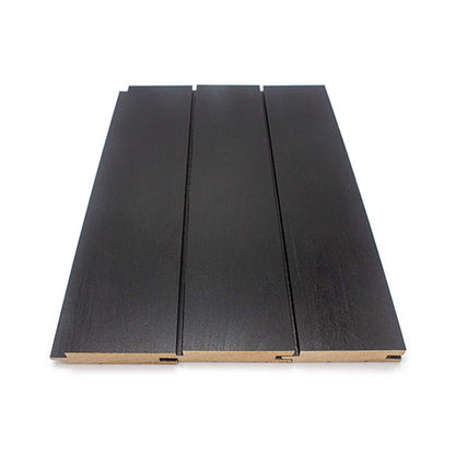 Prosaunas Aspen Midnight Black 1X4 T&G STS4 Sauna Wall Wood [Wax-Coated]