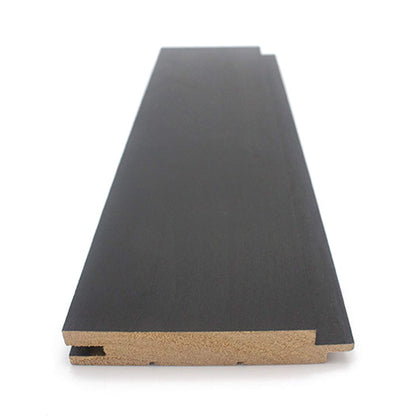 Prosaunas Aspen Midnight Black 1X4 T&G STS4 Sauna Wall Wood [Wax-Coated]