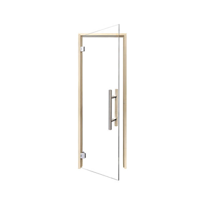 Prosaunas 24X81 Aspen Prehung Clear Glass Sauna Door