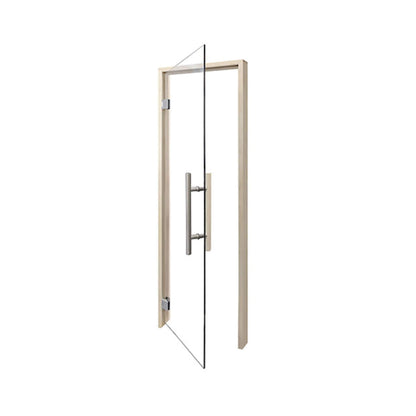 Prosaunas 24X81 Aspen Prehung Clear Glass Sauna Door