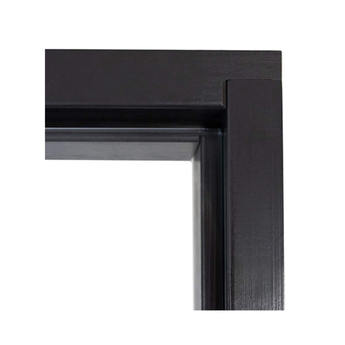 Prosaunas 36" x 81" Black Alder Clear Prehung ADA Glass Sauna Door