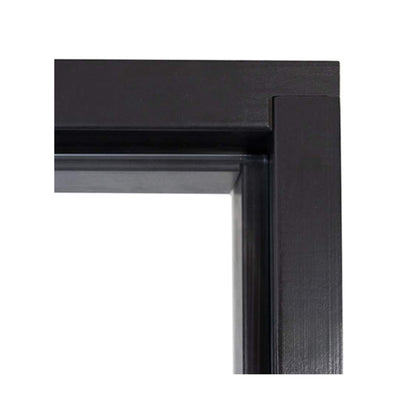 Prosaunas 36" x 81" Black Alder Clear Prehung ADA Glass Sauna Door