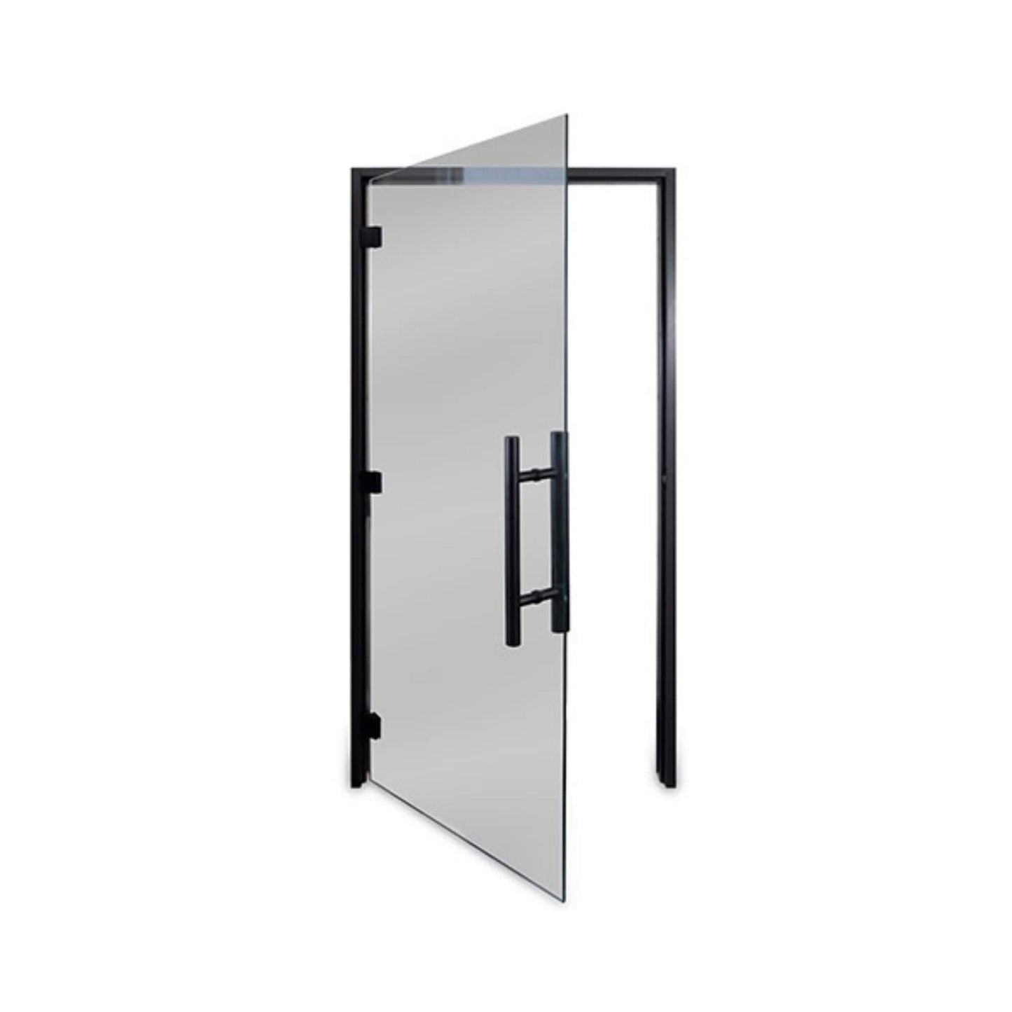 Prosaunas 36" x 81" Black Alder Prehung ADA Tinted Glass Sauna Door
