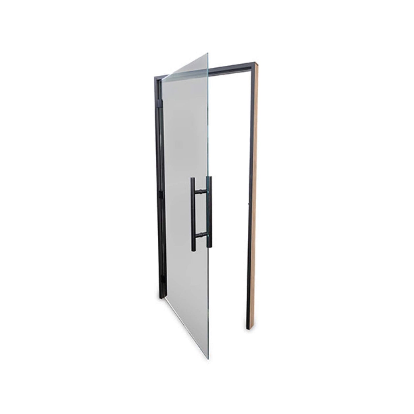 Prosaunas 36" x 81" Black Alder Prehung ADA Tinted Glass Sauna Door