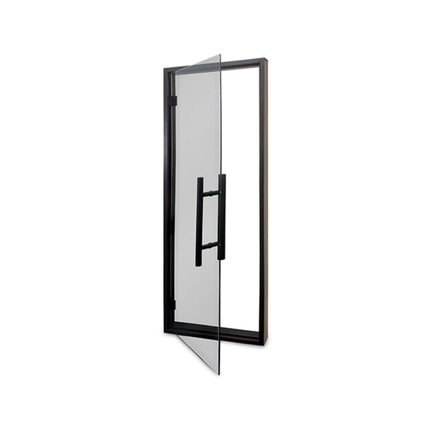 Prosaunas 24" x 73" Black Alder Prehung Tinted Glass Sauna Door
