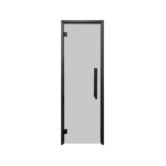Prosaunas 24" x 81" Black Alder Tinted Glass Sauna Door