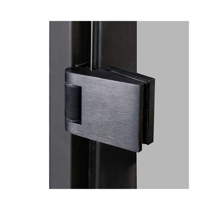 Prosaunas 24" x 81" Black Alder Tinted Glass Sauna Door