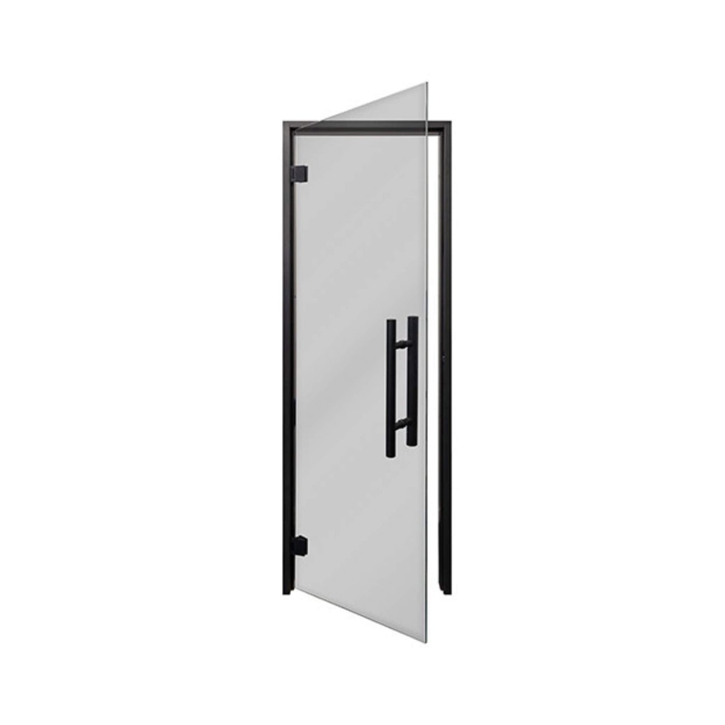 Prosaunas 24" x 81" Black Alder Tinted Glass Sauna Door