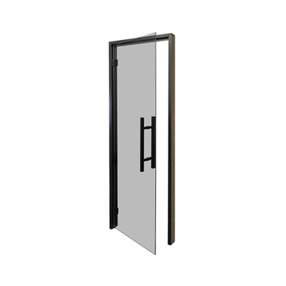 Prosaunas 24" x 81" Black Alder Tinted Glass Sauna Door