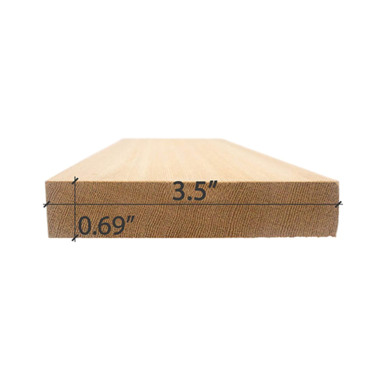 Prosaunas Cedar 1X4 VG S1S2E Sauna Bench Wood
