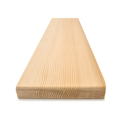 Prosaunas Cedar 1X4 VG S4SEE Vertical Grain Smooth 4-Sides Eased Edges Sauna Bench Wood