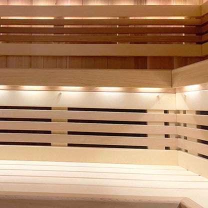 Prosaunas Cedar 1X4 VG S4SEE Vertical Grain Smooth 4-Sides Eased Edges Sauna Bench Wood
