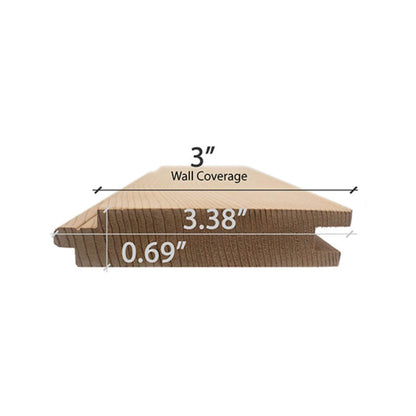 Prosaunas Cedar 1X4 VG T&G NG Sauna Bench Wood