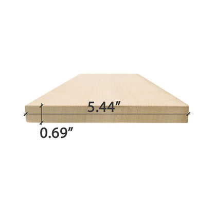 Prosaunas Cedar 1X6 VG S4SEE Eased Edges Sauna Bench Wood