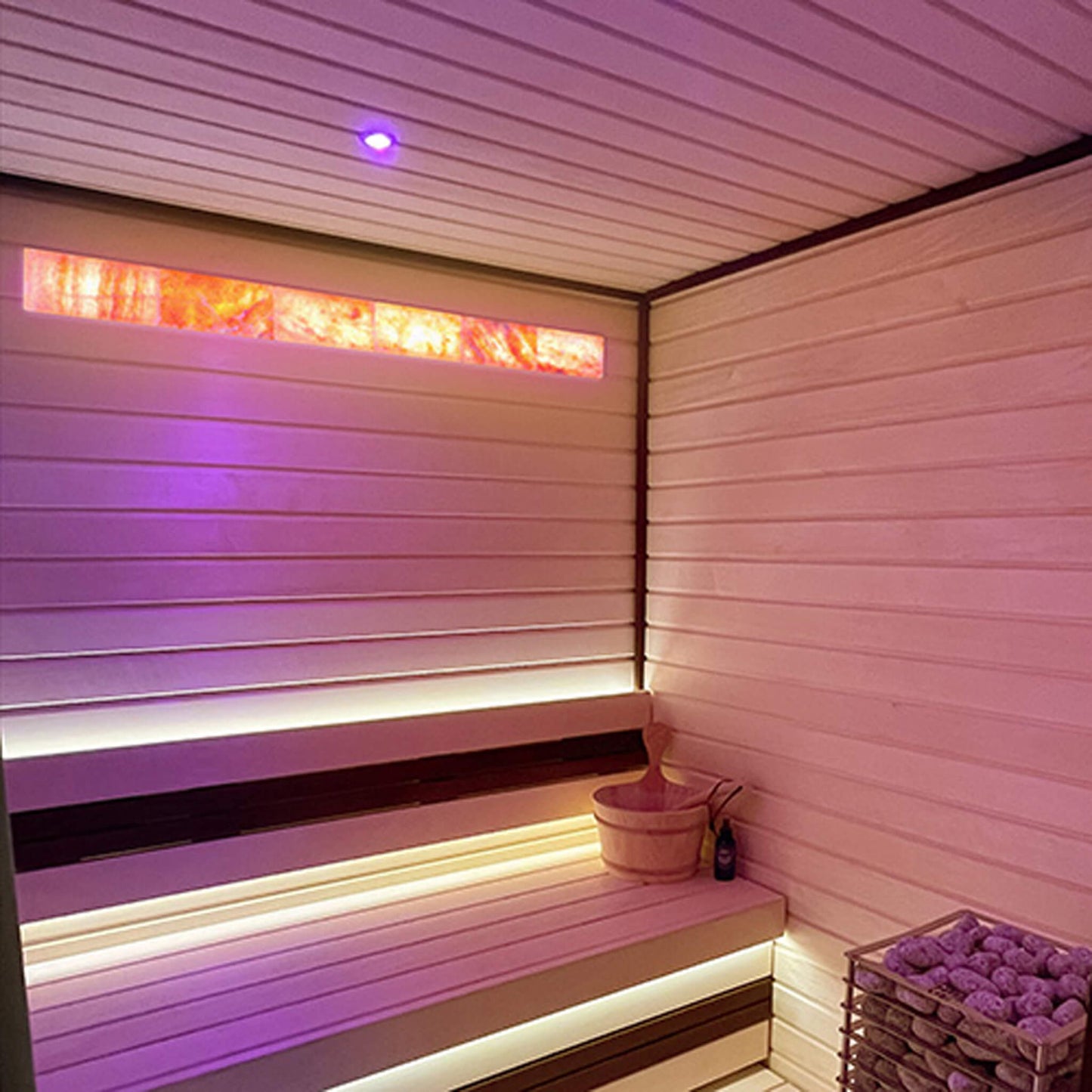 Prosaunas Customizable Small Himalayan Salt Sauna Light Kit