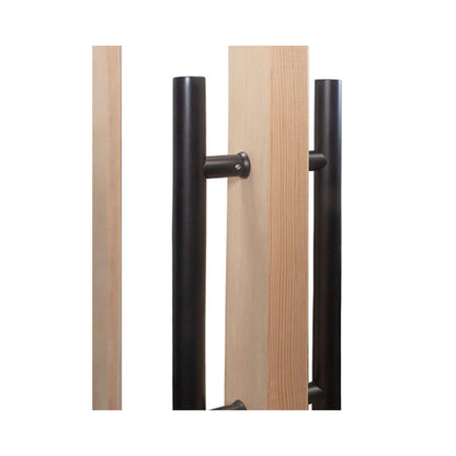 Prosaunas 37.5" x 81.5" Douglas Fir Hemlock Jamb Sauna Door With Dual-Pane Insulated Glass