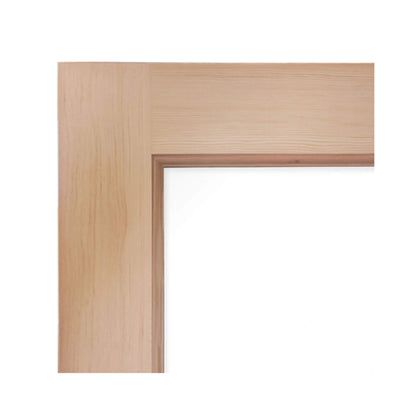 Prosaunas 37.5" x 81.5" Douglas Fir Hemlock Jamb Sauna Door With Dual-Pane Insulated Glass