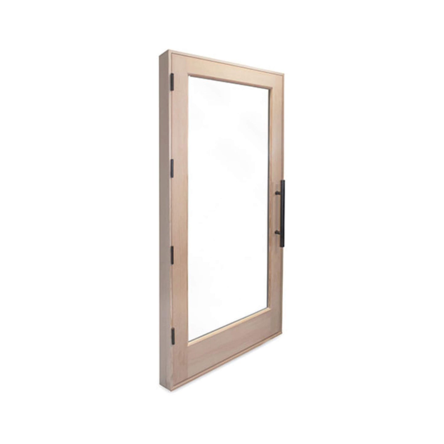 Prosaunas 37.5" x 81.5" Douglas Fir Hemlock Jamb Sauna Door With Dual-Pane Insulated Glass