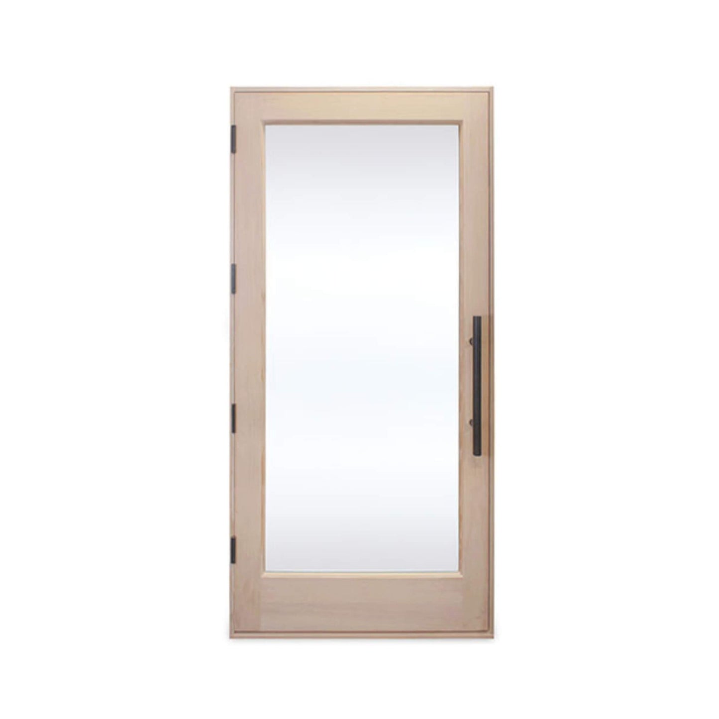 Prosaunas 37.5" x 81.5" Douglas Fir Hemlock Jamb Sauna Door With Dual-Pane Insulated Glass