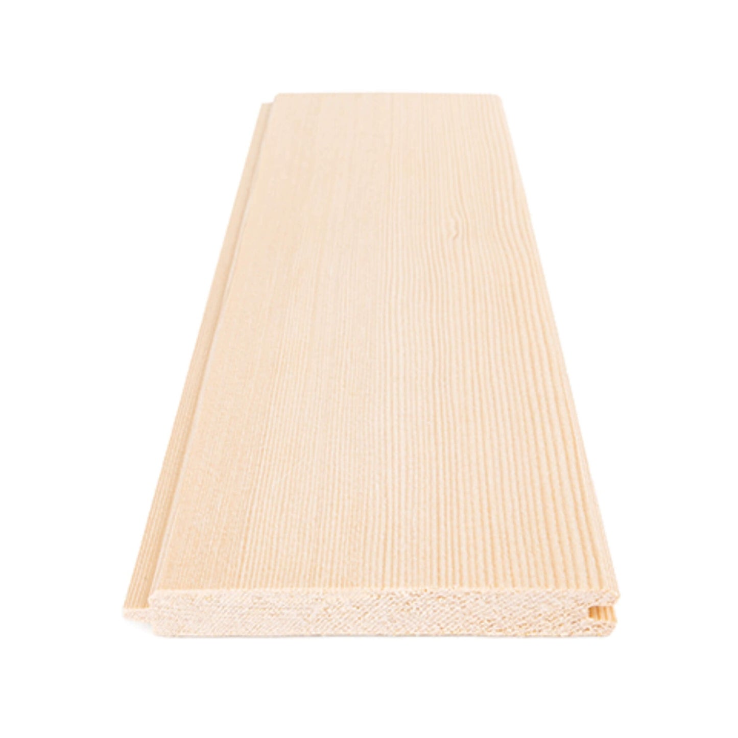 Prosaunas Hemlock 1/2X4 Vertical Grain T&G V2E Sauna Wall Wood