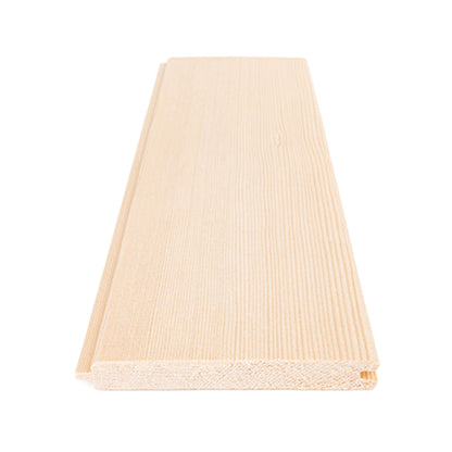 Prosaunas Hemlock 1/2X4 Vertical Grain T&G V2E Sauna Wall Wood