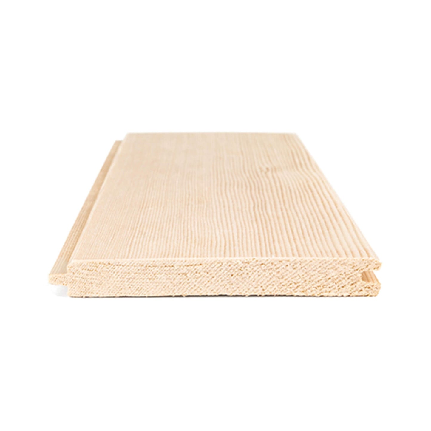 Prosaunas Hemlock 1/2X4 Vertical Grain T&G V2E Sauna Wall Wood