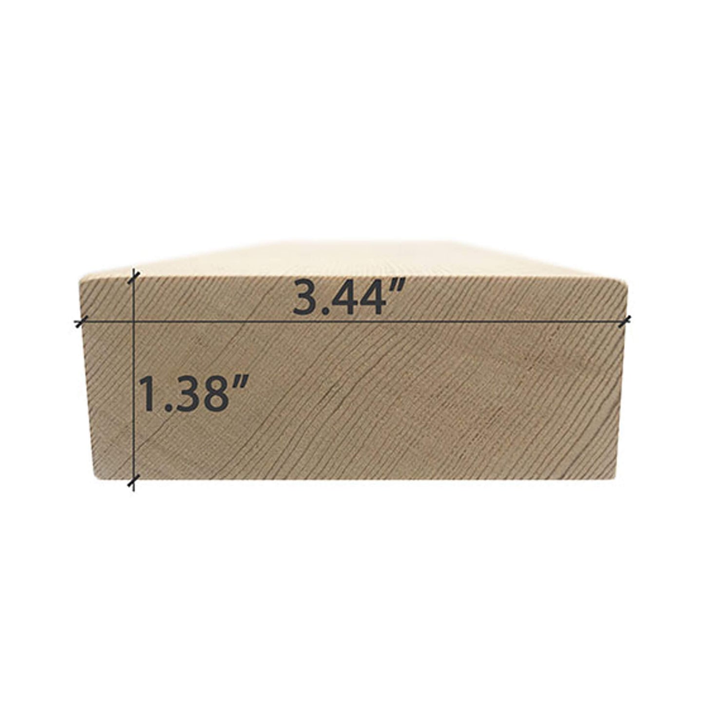 Prosaunas Hemlock 2X4 VG S4SEE Sauna Bench Wood [Untreated]