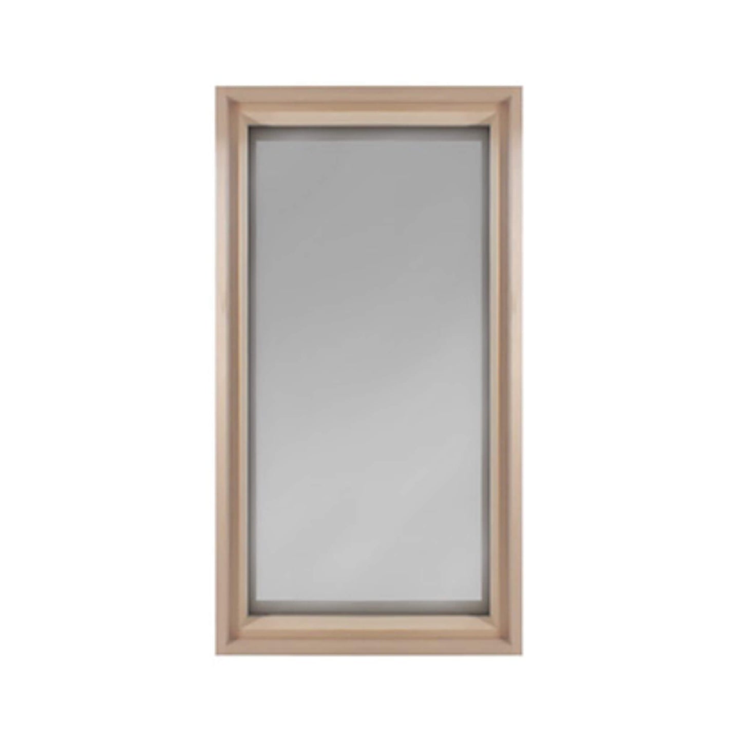 Prosaunas 17-5/8" x 31" Framed Hemlock Tempered Dual Pane Tinted Glass Sauna Window