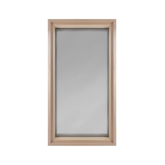 Prosaunas 17-5/8" x 31" Framed Hemlock Tempered Dual Pane Tinted Glass Sauna Window