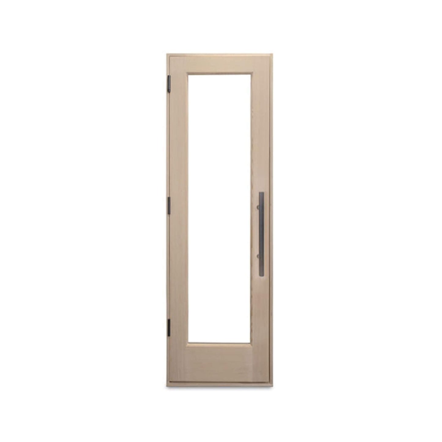 Prosaunas 25.5" x 81.5" Prehung Solid Wood Douglas Fir Sauna Door With Dual-Pane Insulated Glass