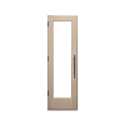 Prosaunas 25.5" x 81.5" Prehung Solid Wood Douglas Fir Sauna Door With Dual-Pane Insulated Glass
