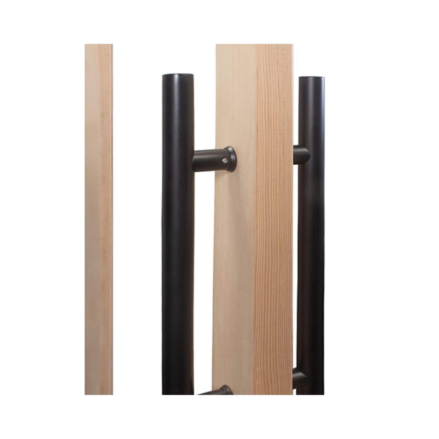 Prosaunas 31.5" x 81.5" Prehung Solid Wood Sauna Door With Insulated Glass