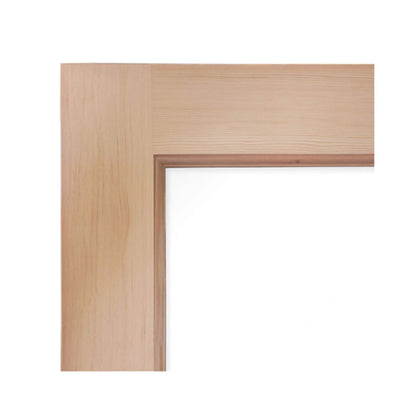 Prosaunas 31.5" x 81.5" Prehung Solid Wood Sauna Door With Insulated Glass