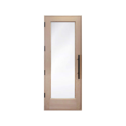 Prosaunas 31.5" x 81.5" Prehung Solid Wood Sauna Door With Insulated Glass
