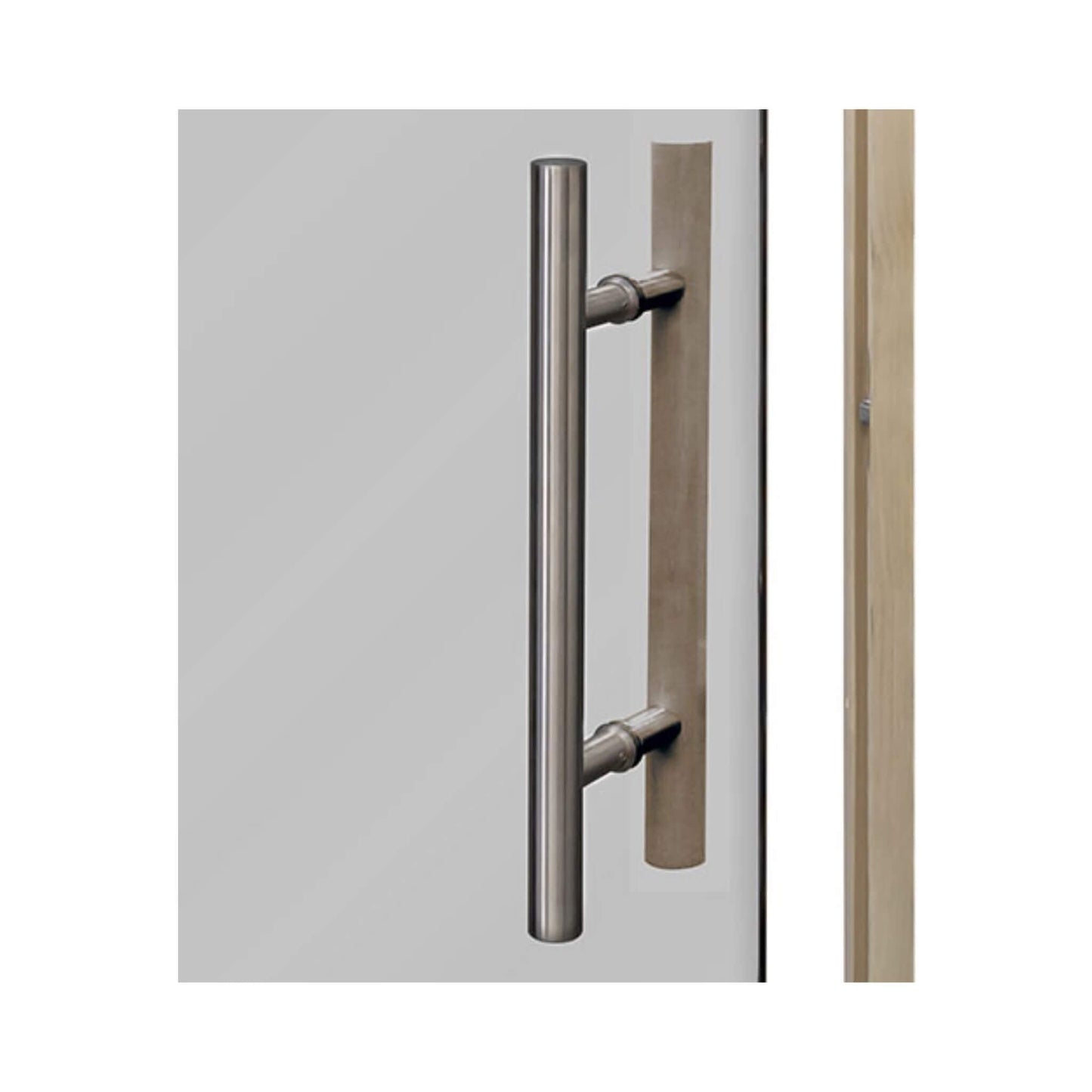 Prosaunas 24" x 81" Prehung Tinted Glass Sauna Door With Aspen Frame