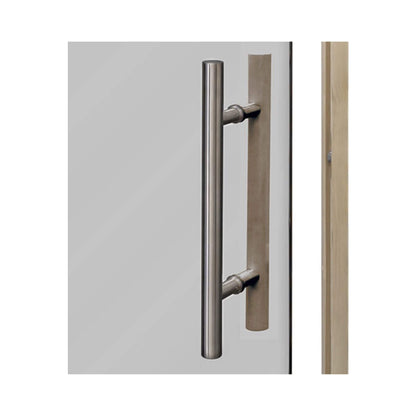 Prosaunas 24" x 81" Prehung Tinted Glass Sauna Door With Aspen Frame