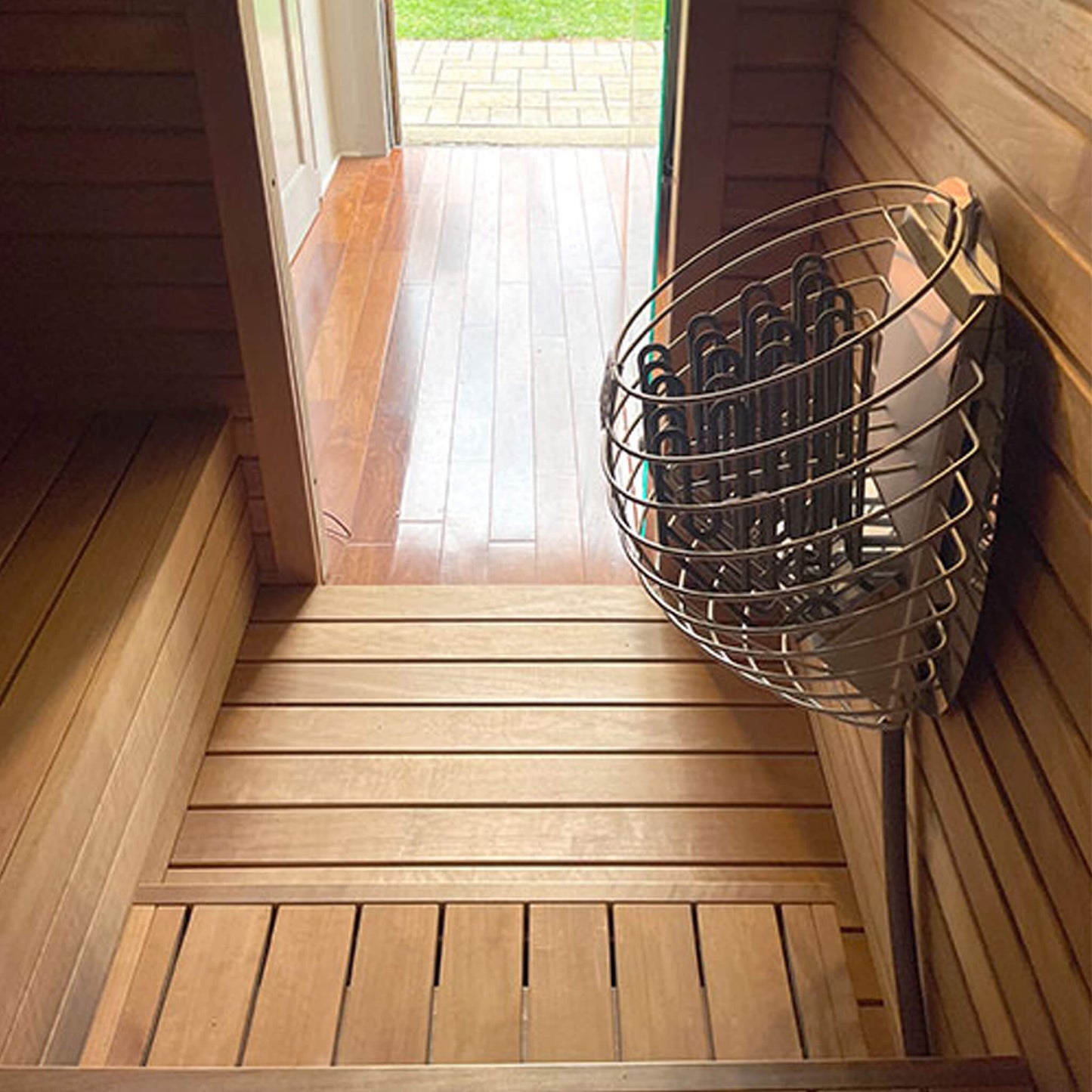 Prosaunas Thermo-Aspen 1X4 S4SEE SHP Sauna Bench Wood