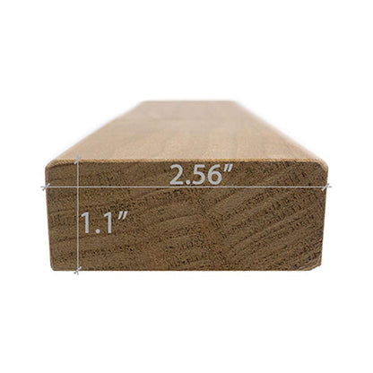 Prosaunas Thermo-Aspen 2X3 S4SEE SHP Sauna Bench Wood