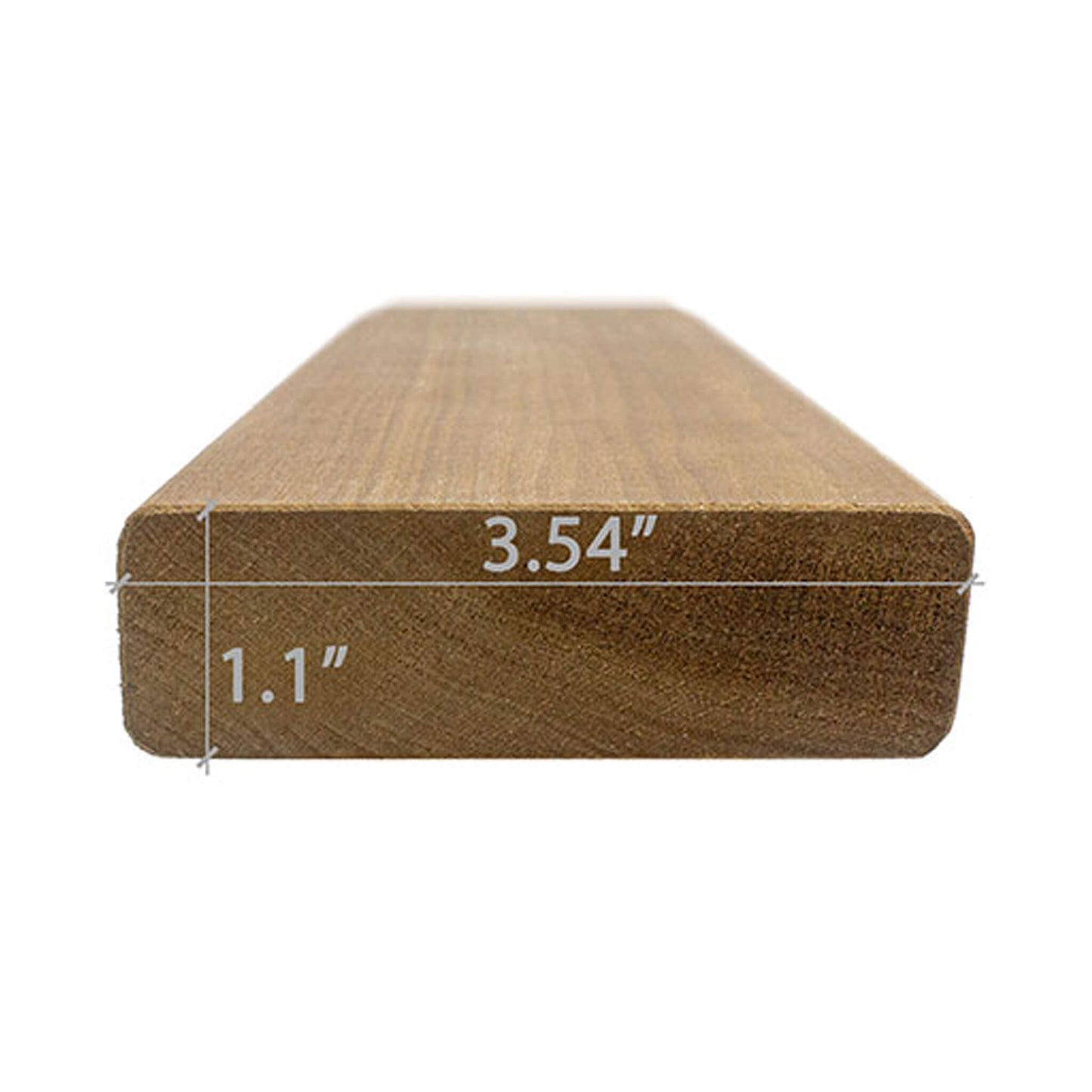 Prosaunas Thermo-Aspen 2X4 S4SEE SHP Sauna Bench Wood