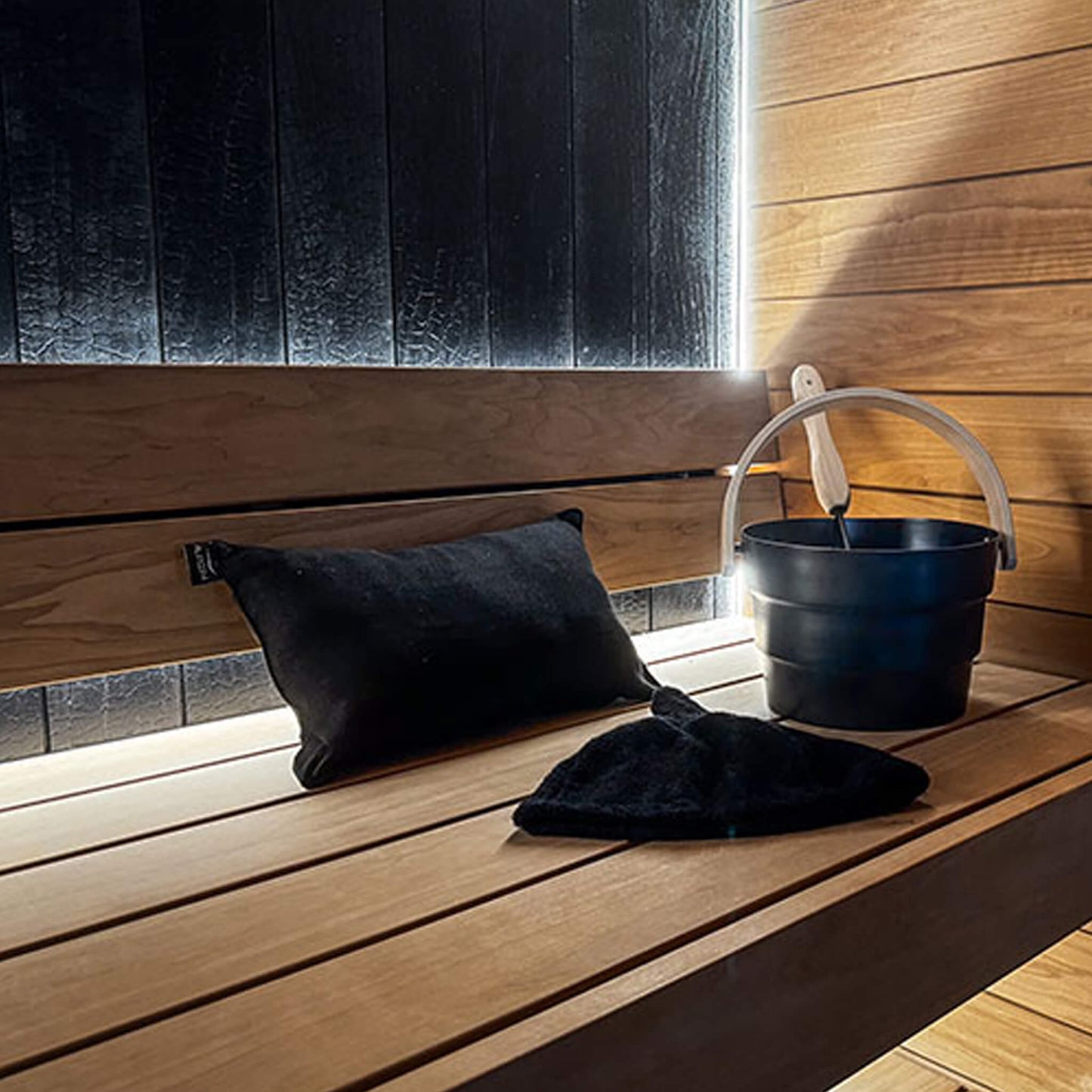 Prosaunas Thermo-Aspen 2X6 S4SEE SHP Sauna Bench Wood